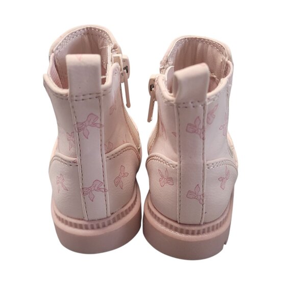 Pink Infant Size 2 Girls’ Bow Chelsea Boots - CLEAN. Excellent Condition - Picture 6 of 13